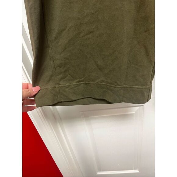 J. Jill Moss Green Cropped Wide Leg Pull On Pants sz L NWT - Picture 3 of 7